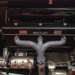 1936 Bentley 4.25 Litre All-Weather By Vanden Plas Engine Exhaust Side 