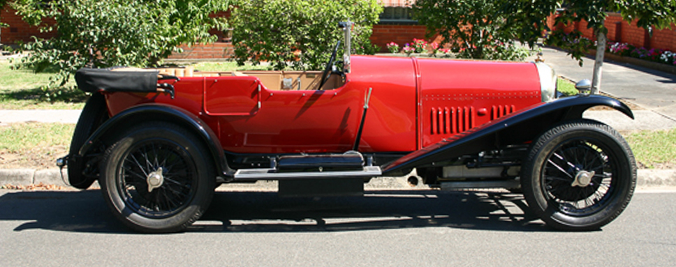 1923 Bentley 3 Litre Tourer by Vanden Plas. Works Team Car